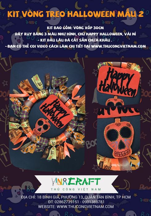 Kit vòng treo Halloween mẫu 2